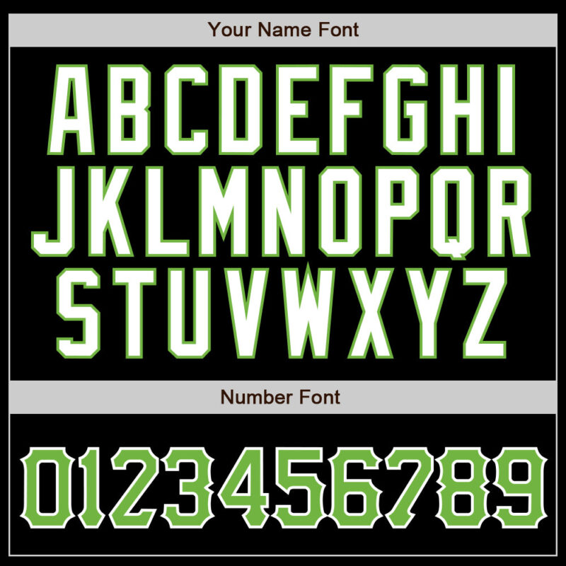 Custom Black Neon Green Pinstripe Neon Green-White Authentic Baseball Jersey - Image 5