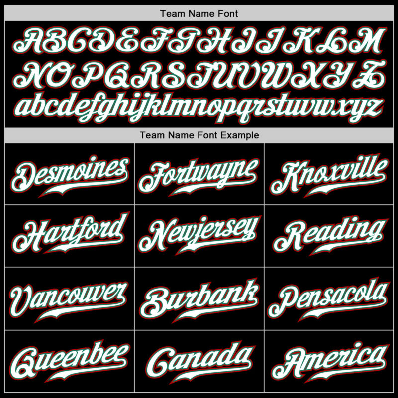 Custom Black Kelly Green-Red Authentic Mexico Two Tone Baseball Jersey - Image 5